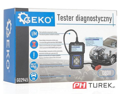 Tester diagnostyczny OBDII skaner błędów