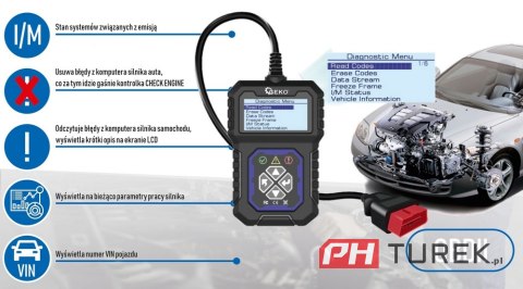 Tester diagnostyczny OBDII skaner błędów