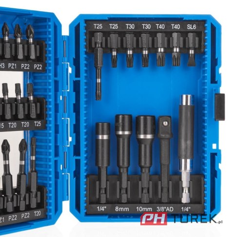 Zestaw bitów udarowych do wkrętarki 33el.