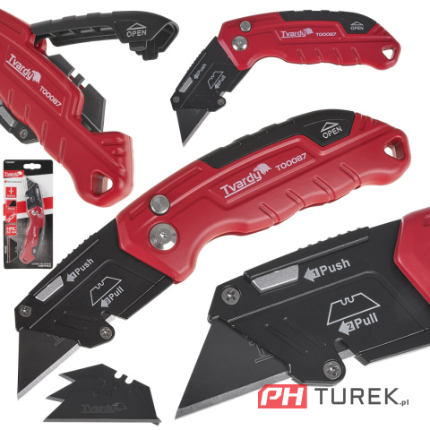 Nożyk składany z ostrzem trapezowym SK2H