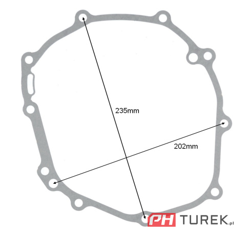 Uszczelka miski olejowej Loncin LC1P92F 110830037-0001