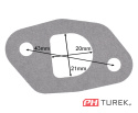 Uszczelka kolektora silnika Loncin 1P61FE 1P65FE