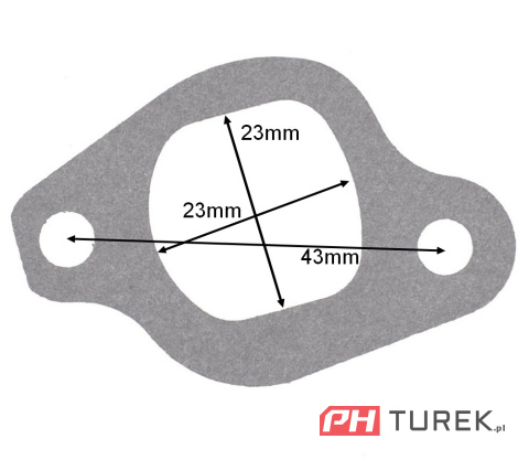 Uszczelka kolektora silnika Loncin 1P61FC 1P70FC