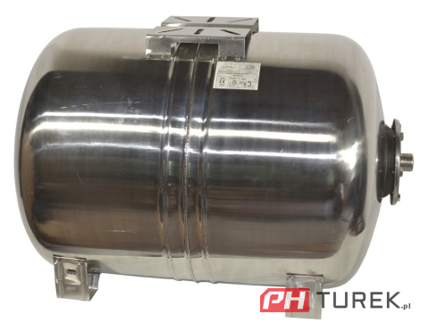 Zbiornik przeponowy 100l inox poziomy