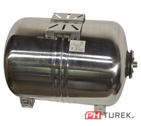 Zbiornik przeponowy 100l inox poziomy