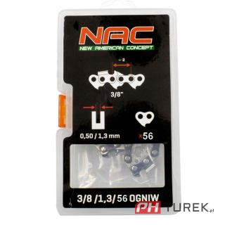 Łańcuch piły NAC 56 ogniw 3/8 1,3mm ce20 ce20-40