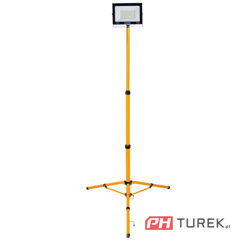 Naświetlacz LED 100W z statywem teleskopowym lampa warsztatowa 160cm 4500K