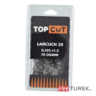 Łańcuch 20 Top Cut (76 ogniwek - 0,325 x 1,5) do NAC, STIHL, MAKITA, RYOBI