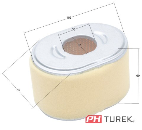 Filtr powietrza Honda GX160 GX200 17210-ZE1-822 17210-ZE1-505 17210-ZE1-820