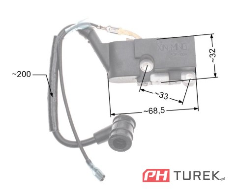 Moduł zapłonowy cewka CEDPS46-18 PS52-18 NAC SPS01-45 SPS02-45 CS4500 CS5200