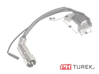 Moduł zapłonowy cewka Loncin G200F G210FA 270920476-0001 LC2500-AS LC3500-A