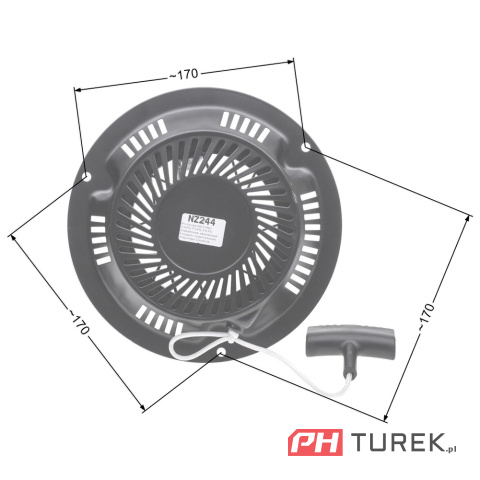 Rozrusznik szarpak NAC T475 T575 T675 metalowa obudowa kosiarki marketowe