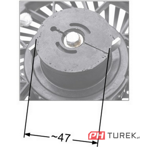 Rozrusznik szarpak NAC T475 T575 T675 metalowa obudowa kosiarki marketowe