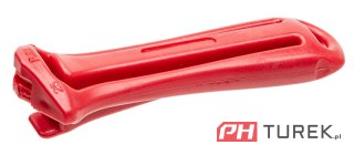Uchwyt Rękojeść plastikowa do pilnika czerwony - typ Husqvarna