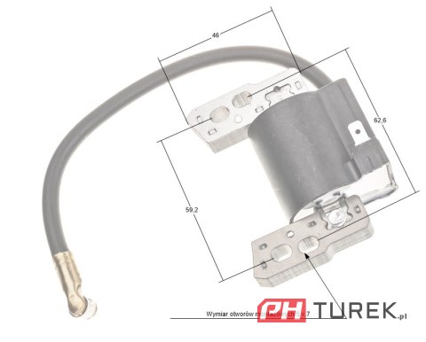 Moduł zapłonowy cewka B&S briggs poziomy wał OHV 695711, 796964 11 12 15 HP