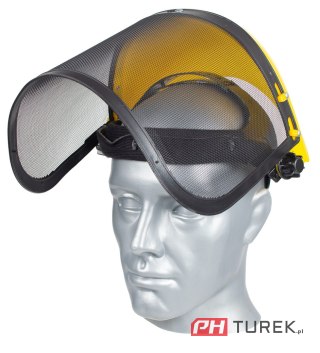 Osłona twarzy z siatką maska ochronna przyłbica fs825