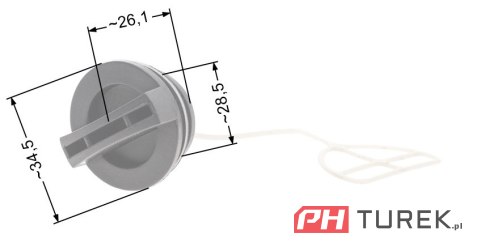 Korek paliwa NAC SPS01-45 CS4500 CS5200 pilarki marketowe