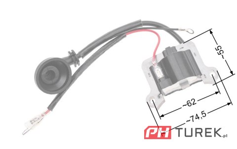 Moduł zapłonowy cewka NAC CG430 1E40F-5A-33 1E44F-2A-33 T32 BC CG CYK 43 52