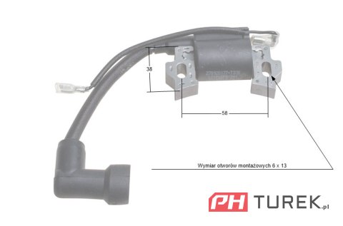 Moduł zapłonowy Loncin cewka 1P65F 1P70F 1P61F 270920215-0001 ORYGINALNA