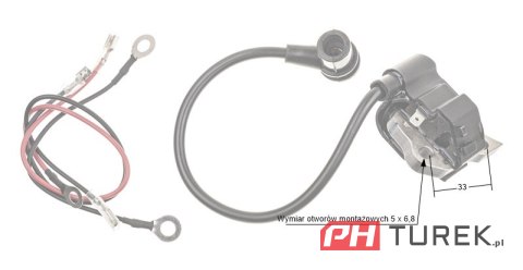 Moduł zapłonowy cewka Stihl 021, 023, 025 MS250 0000-400-1306 1123 400 1301