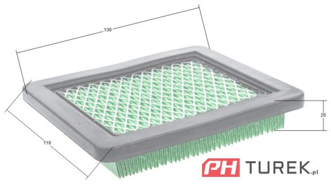 Filtr powietrza Honda GCV135/GCV160 GC135 GCV200 KS48S-H KS51S-H KS53S-H 56