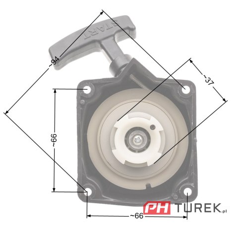Rozrusznik Cedrus Hecht MTD 020058 020148, CED305, CED415X, CED520X ,152BTS