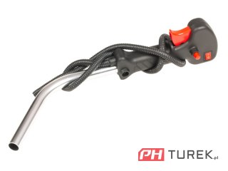 Uchwyt Rączka Manetka gazu NAC z linką gazu i rurką 19mm Uniwerslana