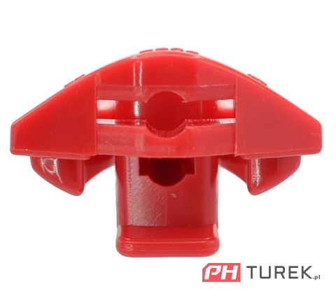 Uchwyt Rękojeść plastikowa do pilnika czerwony - typ Husqvarna