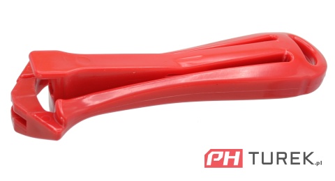 Uchwyt Rękojeść plastikowa do pilnika czerwony - typ Husqvarna