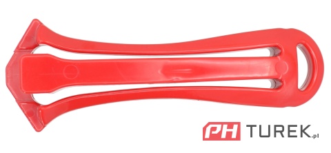Uchwyt Rękojeść plastikowa do pilnika czerwony - typ Husqvarna