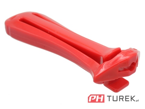 Uchwyt Rękojeść plastikowa do pilnika czerwony - typ Husqvarna