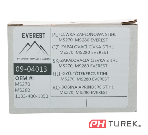 Cewka zapłonowa stihl ms270, ms280 everest 11334001350