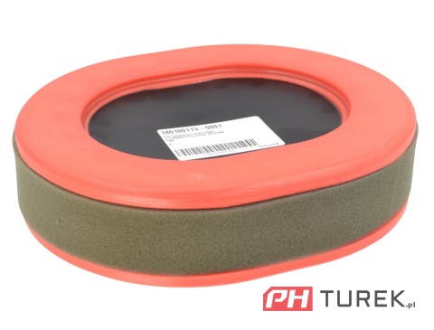 Filtr powietrza Loncin owalny LC2V80(T231) CZĘŚĆ ORYGINALNA 180100113-T231