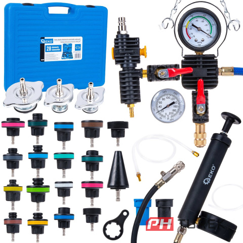 Tester ciśnienia chłodnicy i układu chłodzenia do sprawdzania szczelności