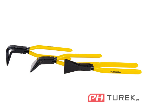 Zestaw szczypiec dekarskich do gięcia blachy komplet 3szt. 180°, 90° i 45°