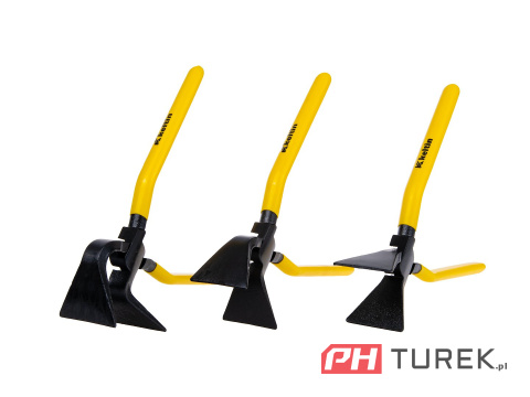 Zestaw szczypiec dekarskich do gięcia blachy komplet 3szt. 180°, 90° i 45°