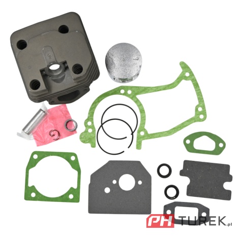 Cylinder NAC 43 mm CS4500 kpl. z tłokiem uszczelkami i łożyskami pilarki