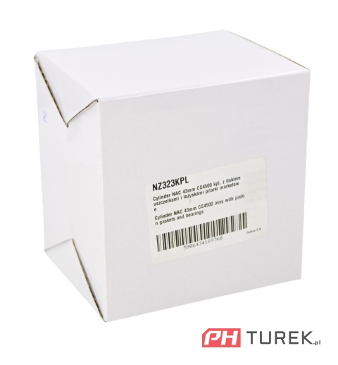 Cylinder NAC 43 mm CS4500 kpl. z tłokiem uszczelkami i łożyskami pilarki