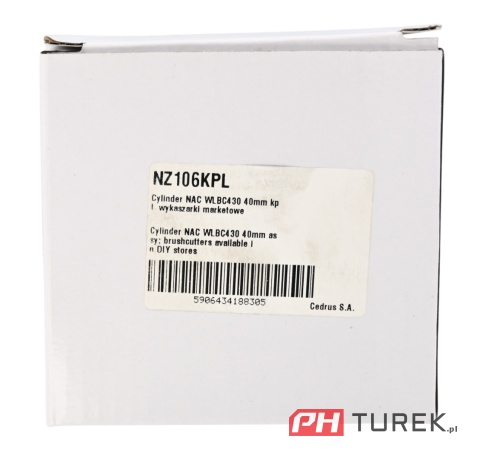 Cylinder NAC BC CG CYG 43 52 WLBC430 CG430B 40 mm kpl. wykaszarki marketowe