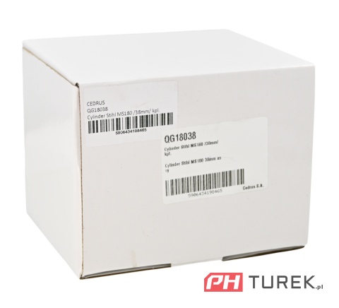 Cylinder Stihl MS180 38 mm kompletny 1130 020 1208 tłok, pierścień, sworzeń