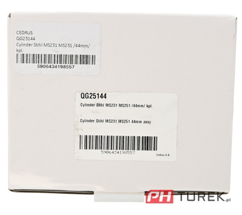 Cylinder Stihl MS231 MS251 44 mm kompletny 11430201207 1143 020 1207