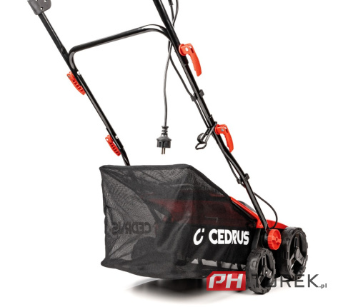 Wertykulator Cedrus CEDWE38 1800W 38 cm 16 noży obrotowych kosz 45l -12+6mm