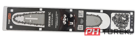 Zestaw prowadnica 14" cali 35 cm + 2 łańcuchy 60 ogniw 0.325x1,5 pilarek TC