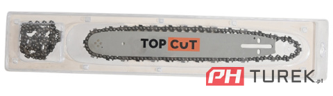 Zestaw prowadnica 14" cali 35 cm + 2 łańcuchy 60 ogniw 0.325x1,5 pilarek TC