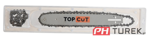 Zestaw prowadnica 14" cali 35 cm + 2 łańcuchy 60 ogniw 0.325x1,5 pilarek TC