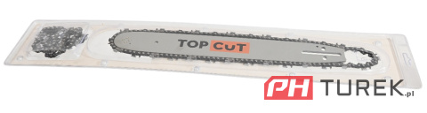 Zestaw prowadnica 14" cali 35 cm + 2 łańcuchy 60 ogniw 0.325x1,5 pilarek TC