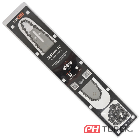 Zestaw prowadnica 14" cali 35 cm + 2 łańcuchy 60 ogniw 0.325x1,5 pilarek TC