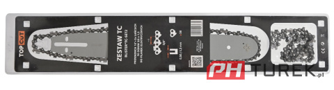 Zestaw prowadnica 16" cali 40 cm + 2 łańcuchy 56 ogniw 3/8x1,3 pilarki