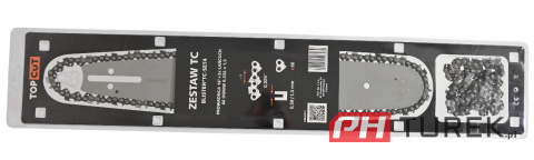 Zestaw prowadnica 16" cali 40 cm + 2 łańcuchy 66 ogniw 0.325x1,5 mm pilarki