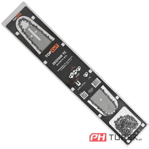 Zestaw prowadnica 18" cali 45 cm + 2 łańcuchy 72 ogniwa 0.325x1,5mm pilarki